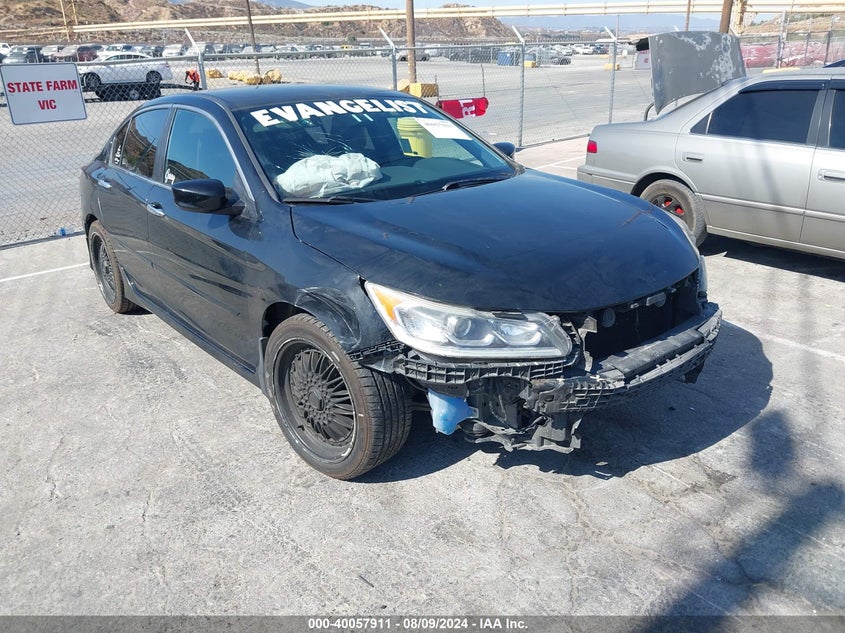 2016 HONDA ACCORD SPORT VIN: 1HGCR2F57GA187647