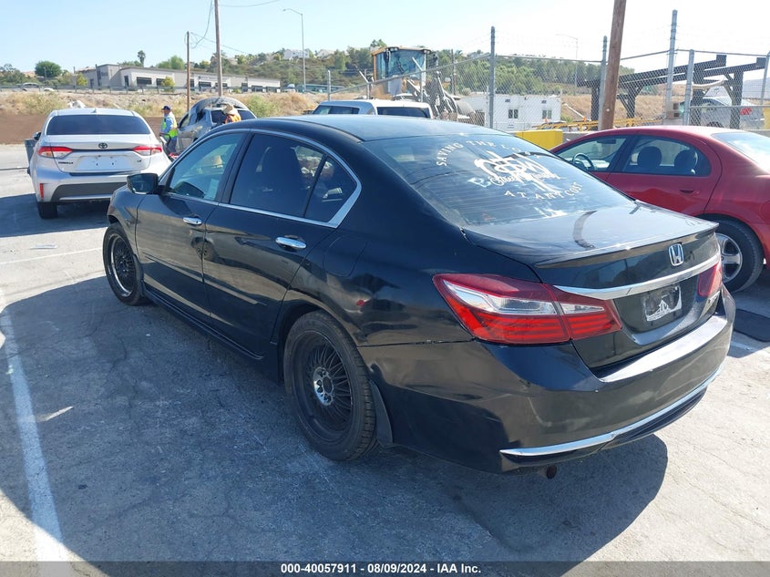 2016 HONDA ACCORD SPORT VIN: 1HGCR2F57GA187647
