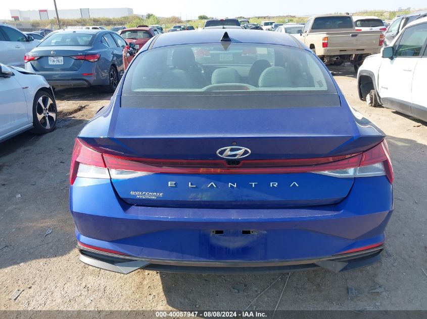 2022 Hyundai Elantra Sel VIN: 5NPLN4AGXNH054238 Lot: 40057947