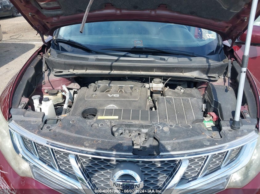 2011 Nissan Murano Sl VIN: JN8AZ1MW3BW168170 Lot: 40057980