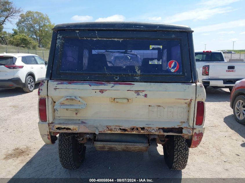 1966 Ford Bronco VIN: NEBR008528 Lot: 40058044