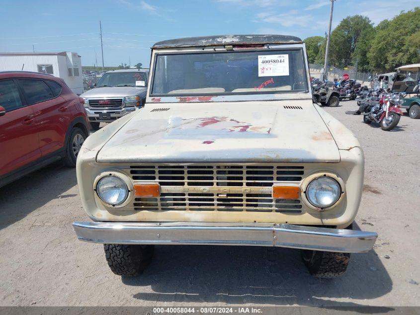 1966 Ford Bronco VIN: NEBR008528 Lot: 40058044