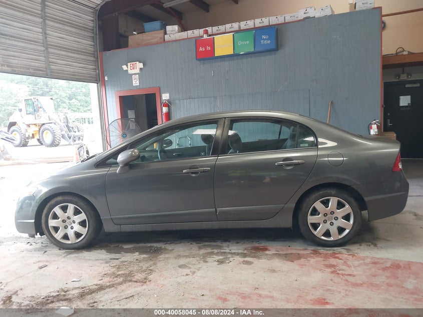 2009 Honda Civic Lx VIN: 2HGFA16549H367218 Lot: 40058045