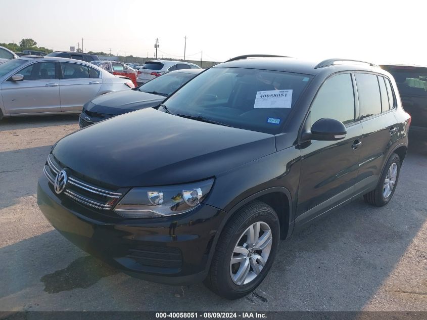 2017 VOLKSWAGEN TIGUAN S/LIMITED - WVGBV7AX6HK000305