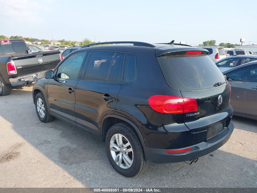 2017 VOLKSWAGEN TIGUAN S/LIMITED - WVGBV7AX6HK000305