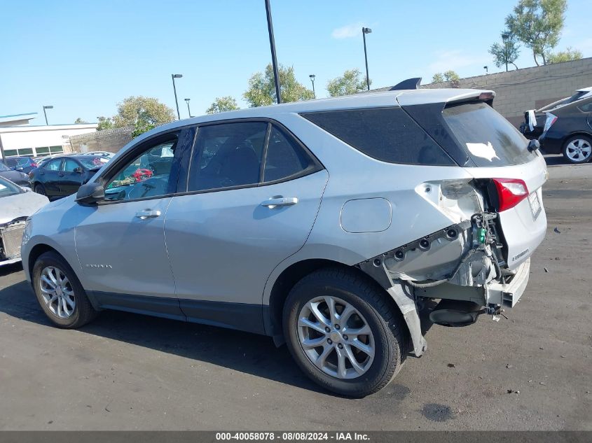 2019 Chevrolet Equinox Ls VIN: 3GNAXHEV3KS526600 Lot: 40058078