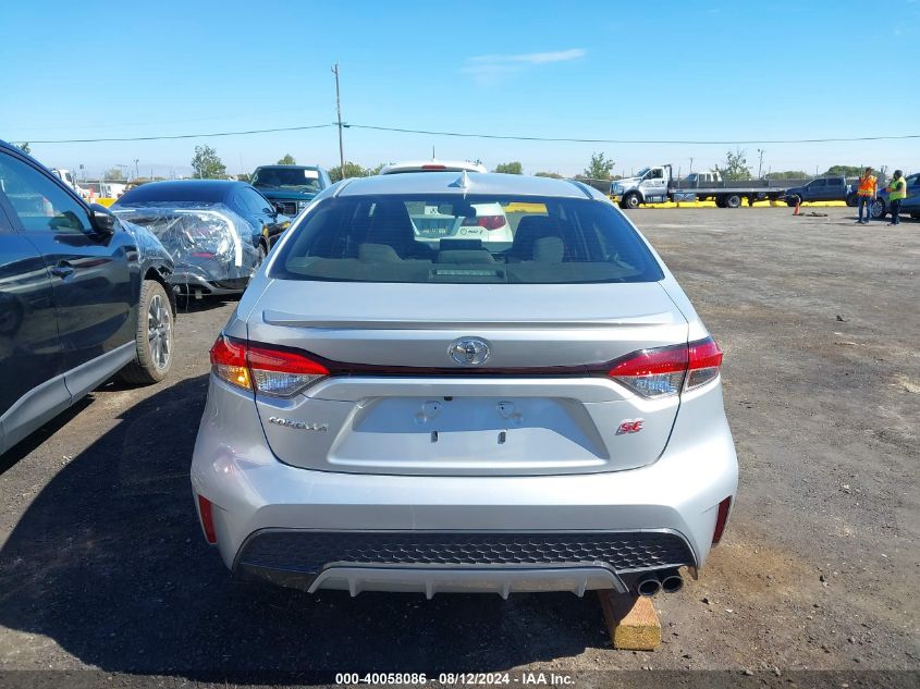 2022 Toyota Corolla Se VIN: JTDS4MCE5N3500043 Lot: 40058086