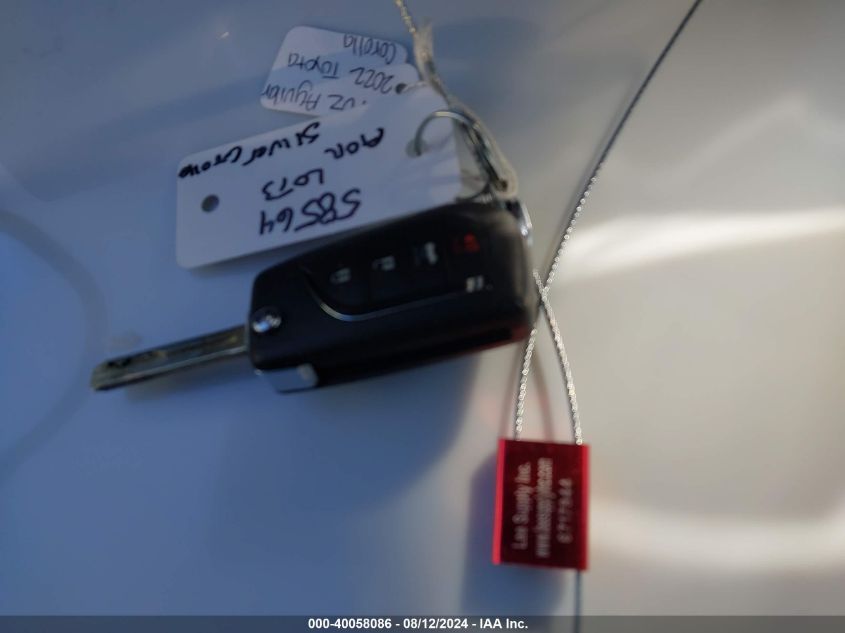 2022 TOYOTA COROLLA SE - JTDS4MCE5N3500043