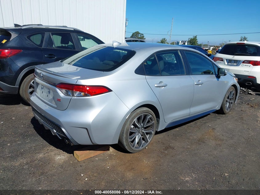 2022 TOYOTA COROLLA SE - JTDS4MCE5N3500043