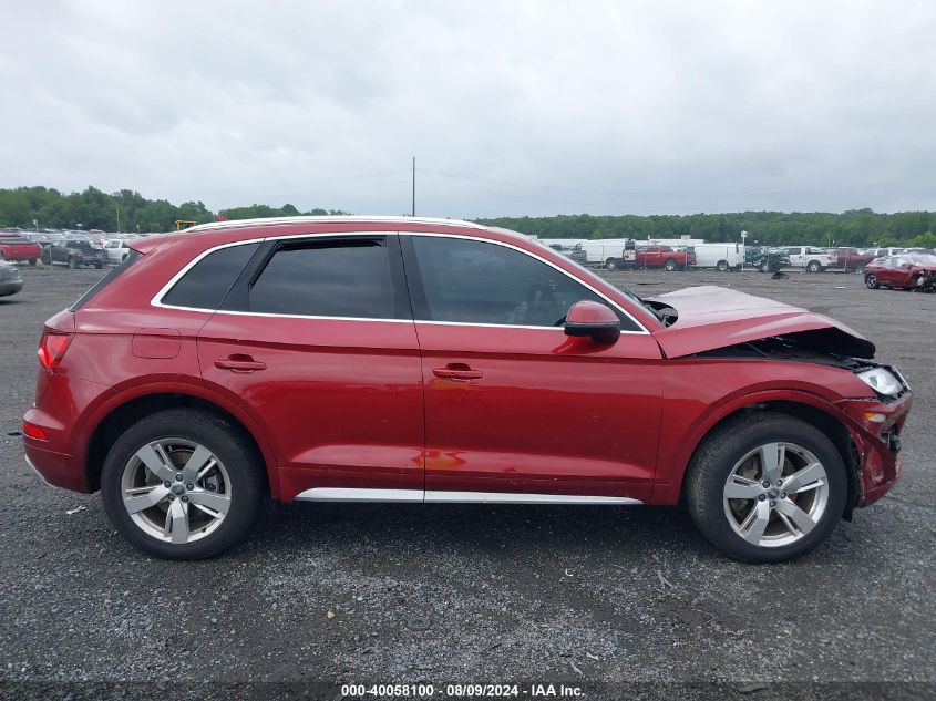 2018 Audi Q5 2.0T Premium/2.0T Tech Premium VIN: WA1BNAFY4J2063888 Lot: 40058100