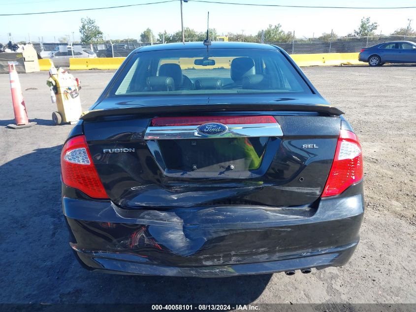 2010 Ford Fusion Sel VIN: 3FAHP0JAXAR112379 Lot: 40058101