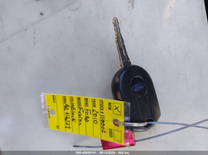 2010 Ford Fusion Sel VIN: 3FAHP0JAXAR112379 Lot: 40058101