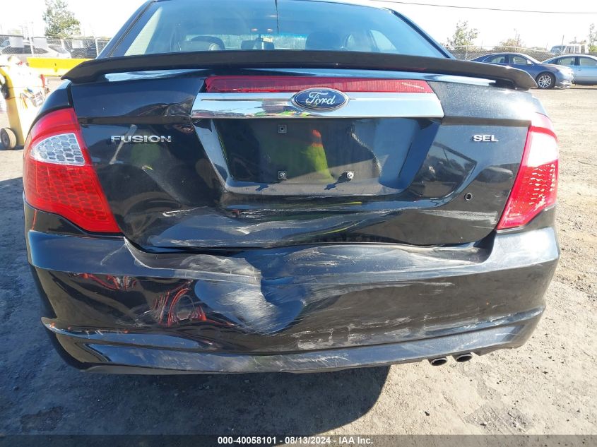 2010 Ford Fusion Sel VIN: 3FAHP0JAXAR112379 Lot: 40058101