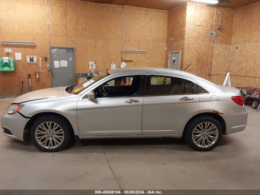 2011 Chrysler 200 Limited VIN: 1C3BC2FB0BN612133 Lot: 40058104