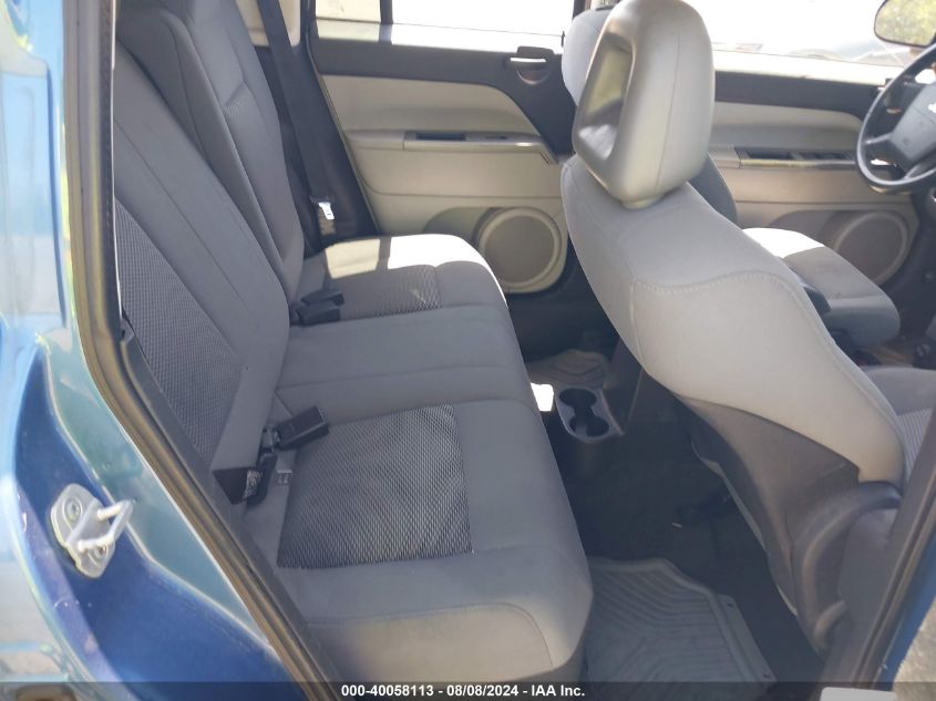 2007 Jeep Compass Sport VIN: 1J8FF47W57D596597 Lot: 40058113