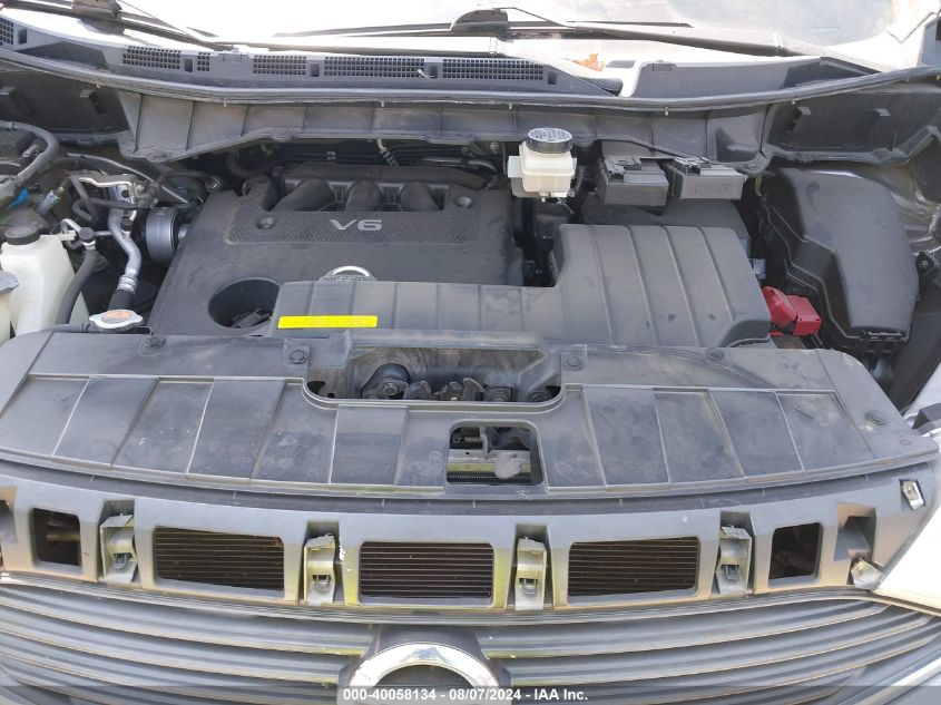 2011 Nissan Quest Sl VIN: JN8AE2KPXB9011327 Lot: 40058134