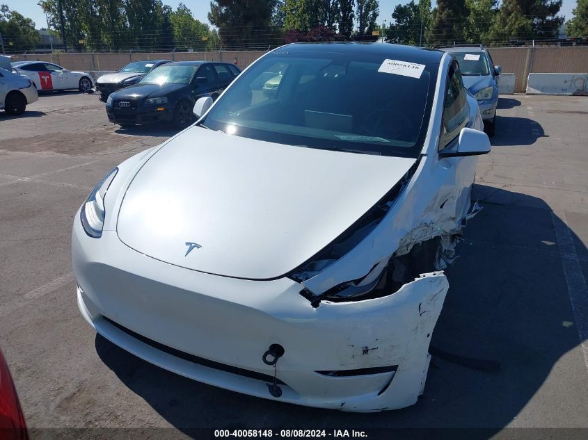 2021 Tesla Model Y Performance Dual Motor All-Wheel Drive VIN: 5YJYGDEF2MF240161 Lot: 40058148