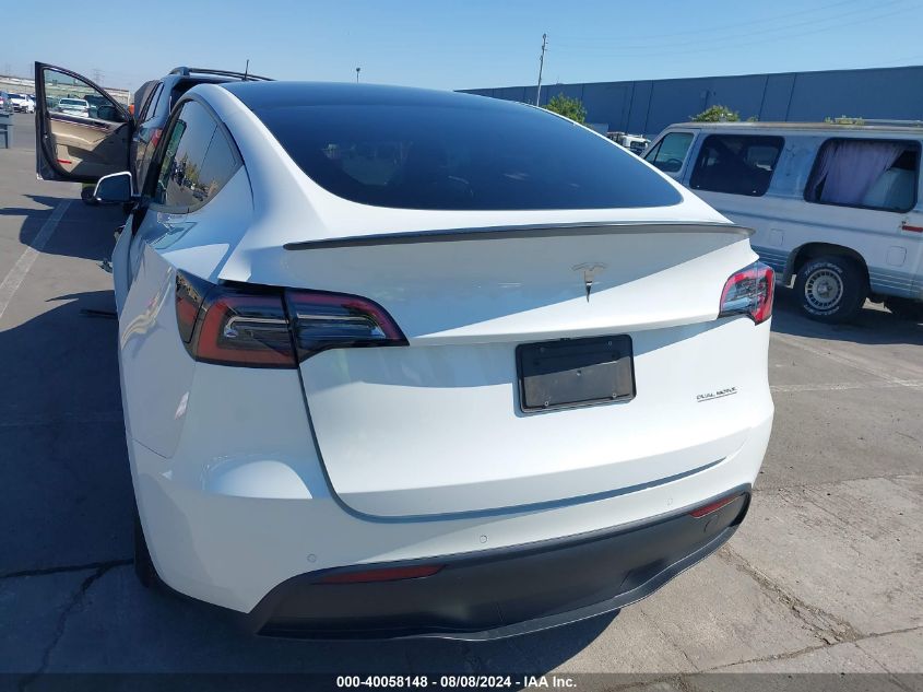 2021 Tesla Model Y Performance Dual Motor All-Wheel Drive VIN: 5YJYGDEF2MF240161 Lot: 40058148