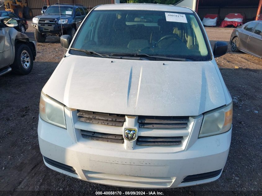2009 Dodge Grand Caravan Se VIN: 1D8HN44E89B514750 Lot: 40058170