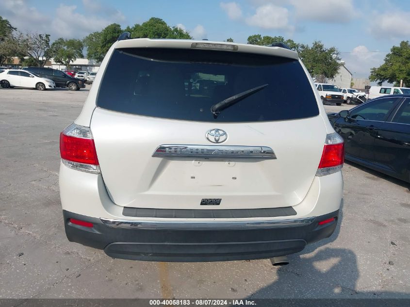 2012 Toyota Highlander Limited V6 VIN: 5TDYK3EH4CS082698 Lot: 40058183