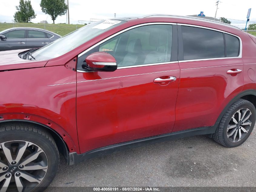 2017 Kia Sportage Ex VIN: KNDPN3AC1H7272327 Lot: 40058191