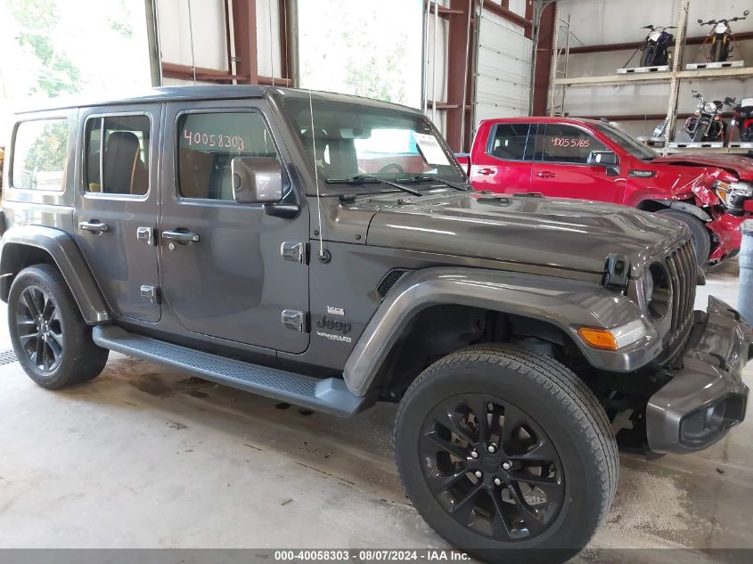 2021 Jeep Wrangler Unlimited High Altitude 4X4 VIN: 1C4HJXEG6MW536453 Lot: 40058303