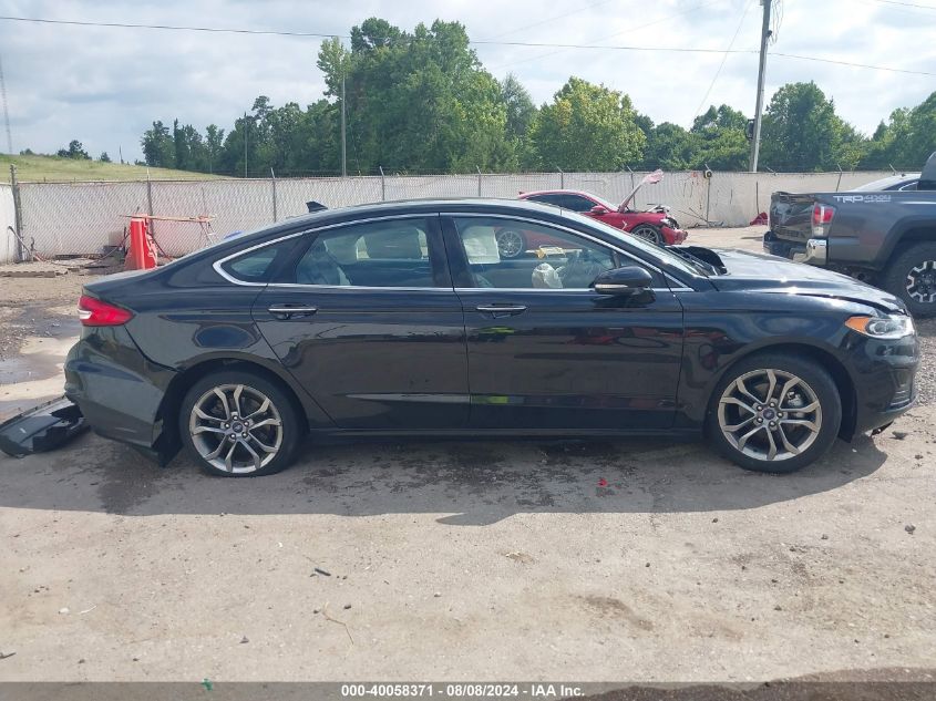 2019 Ford Fusion Sel VIN: 3FA6P0CD5KR264571 Lot: 40058371