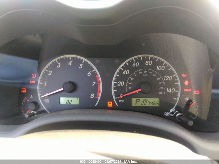 2010 Toyota Corolla Le VIN: JTDBU4EE1AJ065735 Lot: 40058400