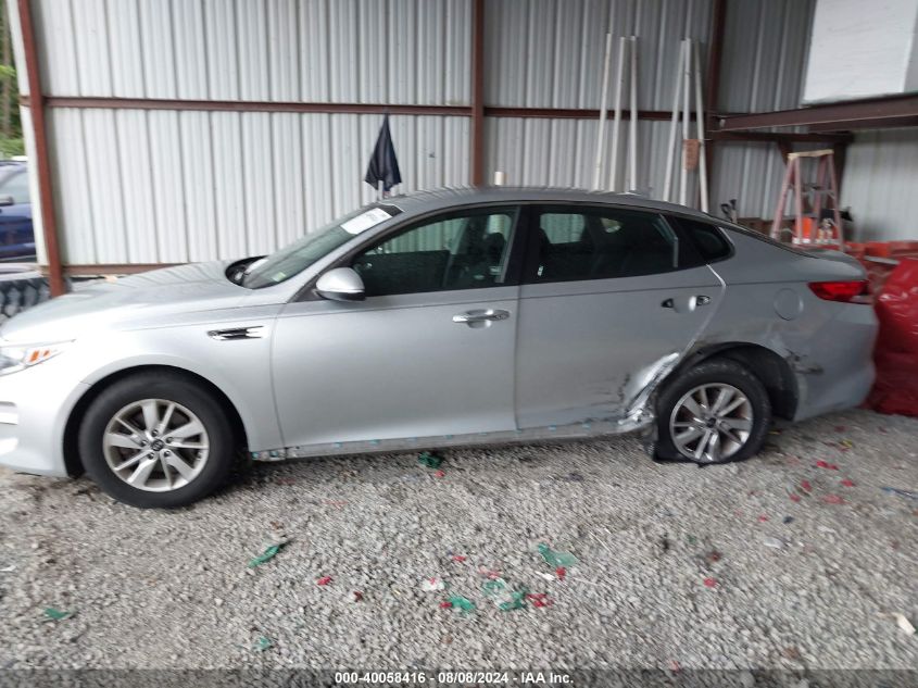 2016 Kia Optima Lx VIN: 5XXGT4L37GG092042 Lot: 40058416