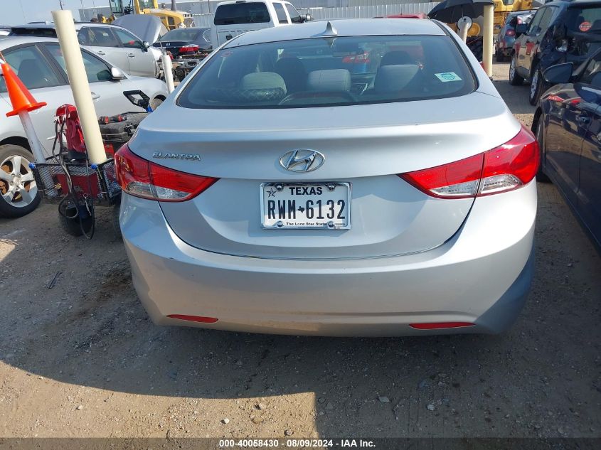 2011 Hyundai Elantra Gls VIN: 5NPDH4AE4BH024318 Lot: 40058430