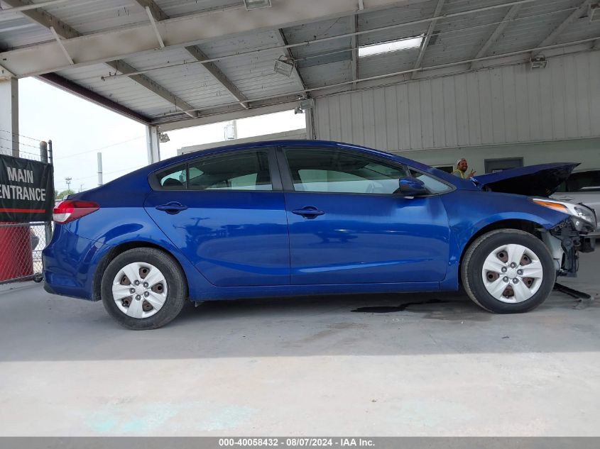 2017 Kia Forte Lx VIN: 3KPFK4A74HE129871 Lot: 40058432