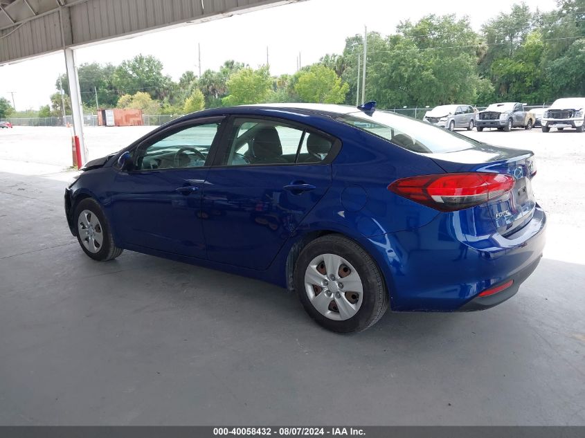 2017 Kia Forte Lx VIN: 3KPFK4A74HE129871 Lot: 40058432