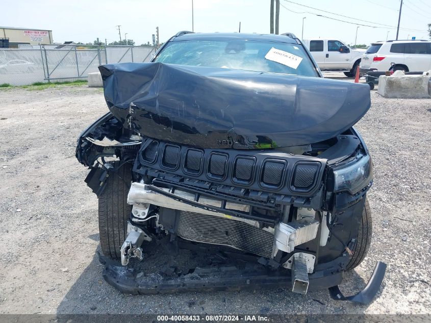 2022 Jeep Compass Altitude Fwd VIN: 3C4NJCBB3NT224974 Lot: 40058433