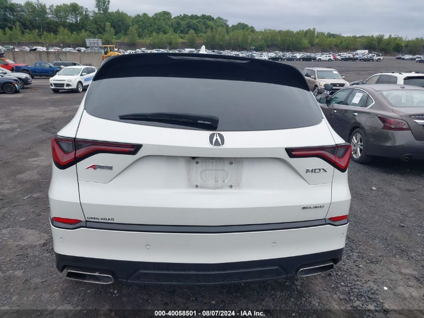 2022 Acura Mdx A-Spec Package VIN: 5J8YE1H05NL027961 Lot: 40790170