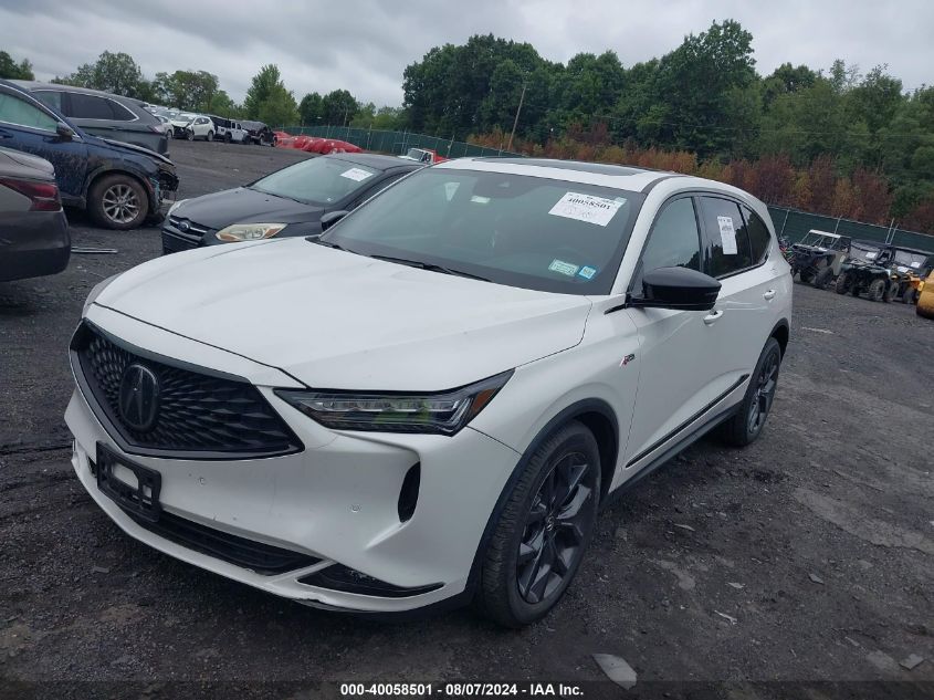 2022 Acura Mdx A-Spec Package VIN: 5J8YE1H05NL027961 Lot: 40790170