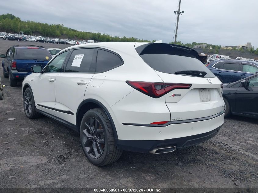 2022 Acura Mdx A-Spec Package VIN: 5J8YE1H05NL027961 Lot: 40790170