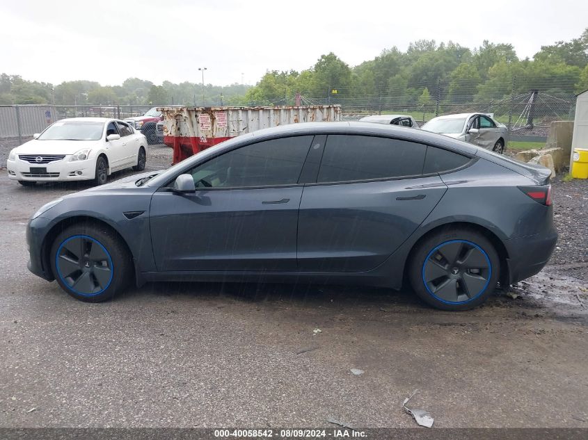 2023 Tesla Model 3 Rear-Wheel Drive VIN: 5YJ3E1EA4PF672337 Lot: 40058542