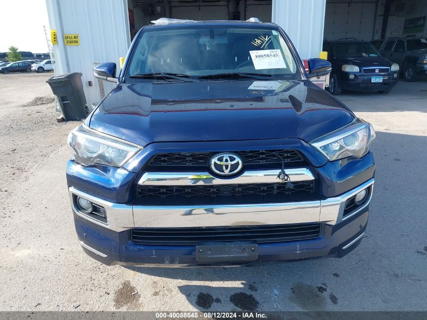 2018 Toyota 4Runner Limited VIN: JTEBU5JRXJ5507236 Lot: 40058545