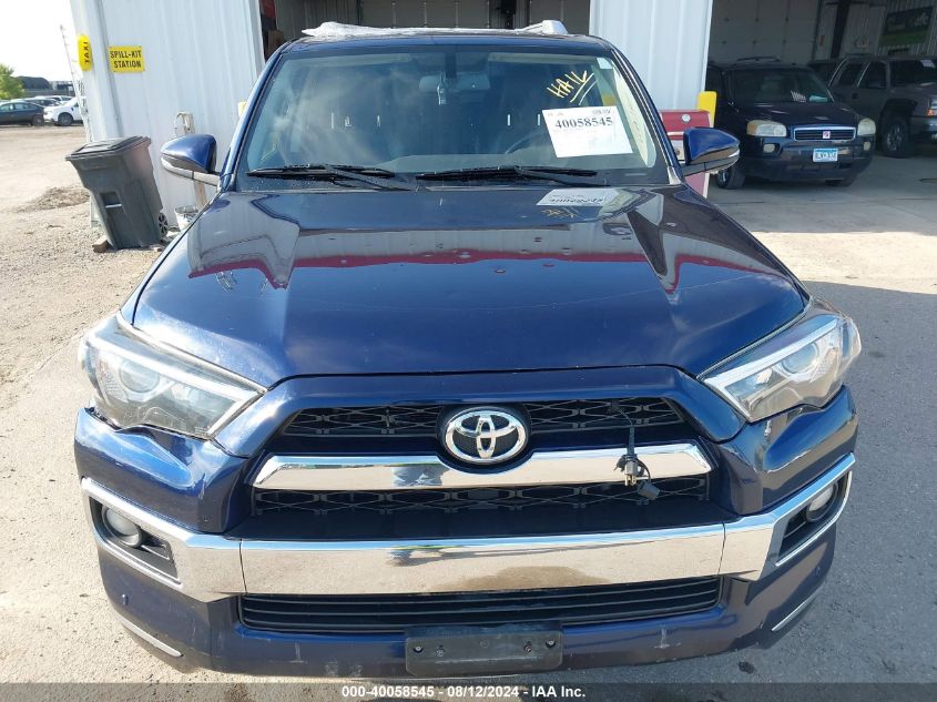 2018 Toyota 4Runner Limited VIN: JTEBU5JRXJ5507236 Lot: 40058545