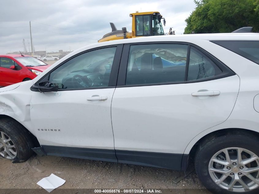 2023 Chevrolet Equinox Fwd Ls VIN: 3GNAXHEG5PL153434 Lot: 40058576