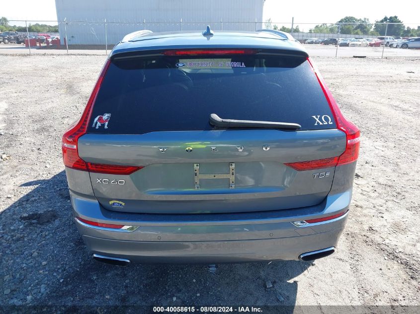 2019 Volvo Xc60 T5 Inscription VIN: LYV102DL8KB322153 Lot: 40058615