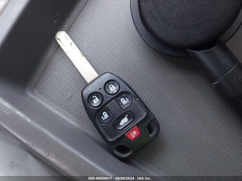 2012 Honda Odyssey Touring/Touring Elite VIN: 5FNRL5H92CB038768 Lot: 40058617