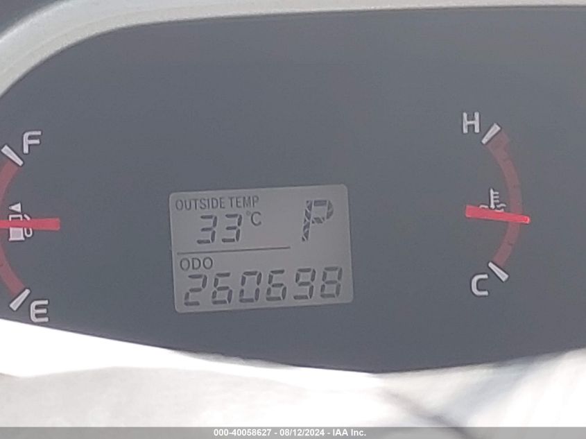 2009 Toyota Matrix Xr VIN: 2T1KE40EX9C018991 Lot: 40058627