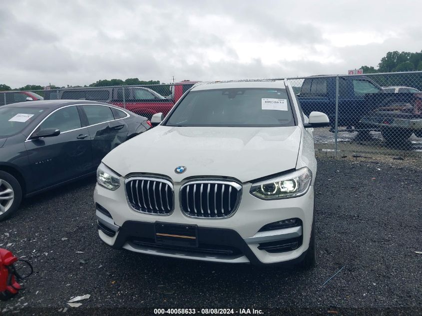 2020 BMW X3 Sdrive30I VIN: 5UXTY3C05L9B96862 Lot: 40058633