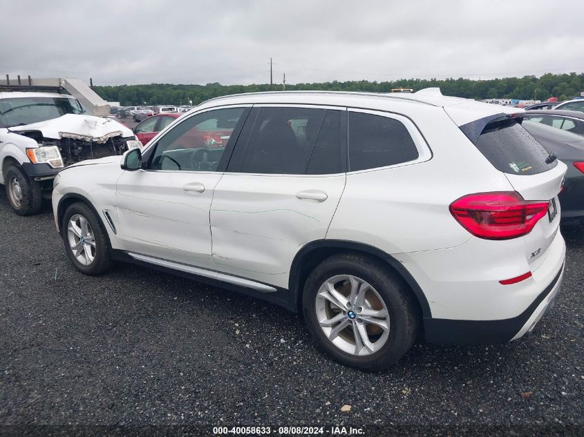 2020 BMW X3 Sdrive30I VIN: 5UXTY3C05L9B96862 Lot: 40058633