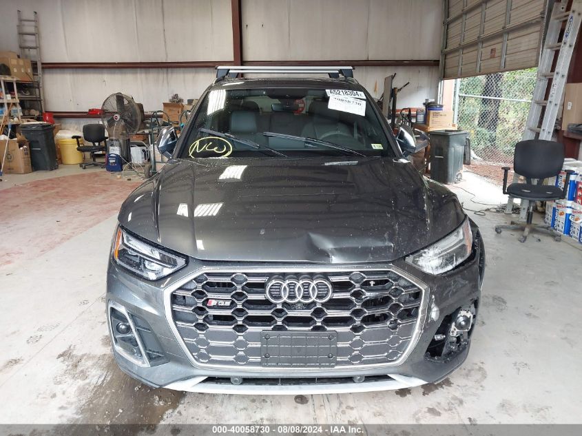 2024 Audi Sq5 Premium Plus Tfsi Quattro Tiptronic VIN: WA1B4AFY8R2051225 Lot: 40058730