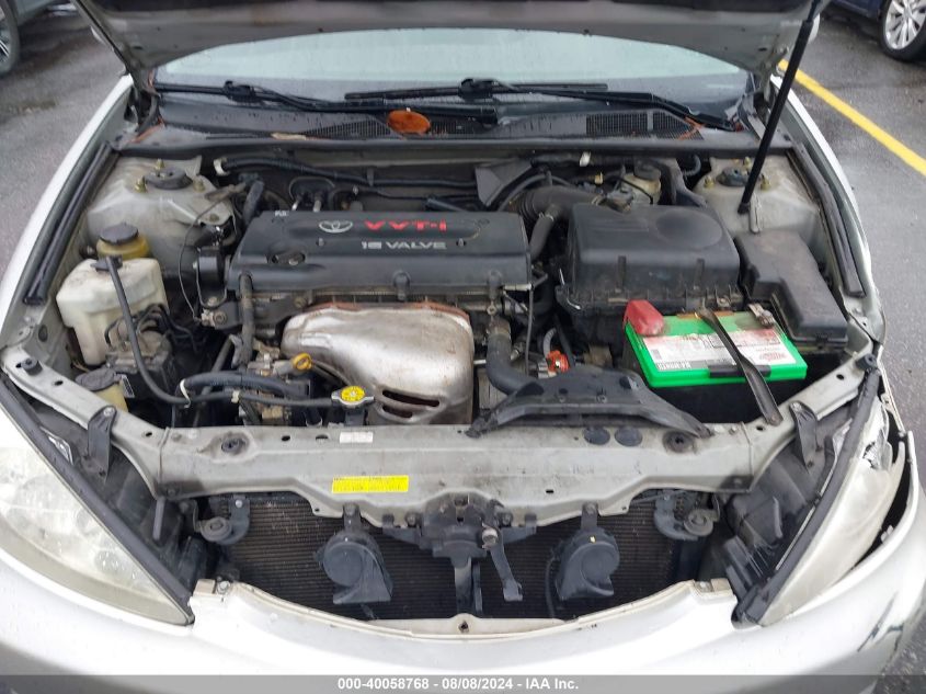 2004 Toyota Camry Le/Xle/Se VIN: 4T1BE32K74U849482 Lot: 40058768