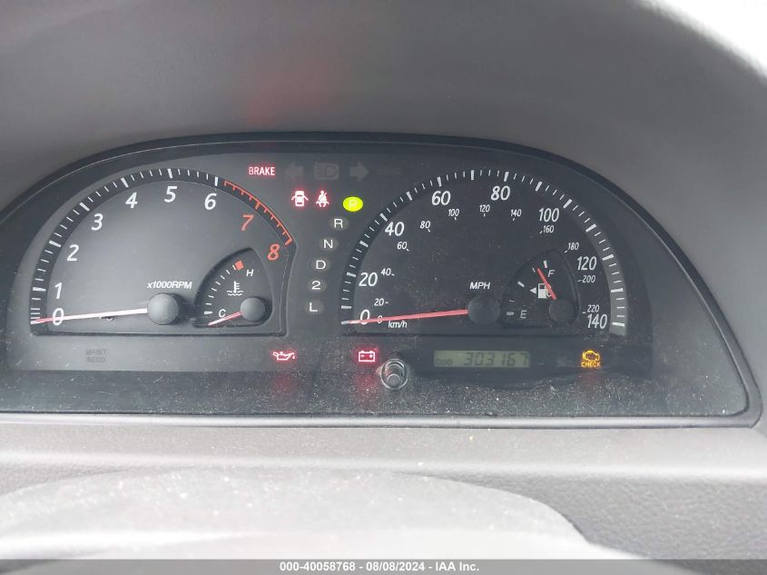 2004 Toyota Camry Le/Xle/Se VIN: 4T1BE32K74U849482 Lot: 40058768