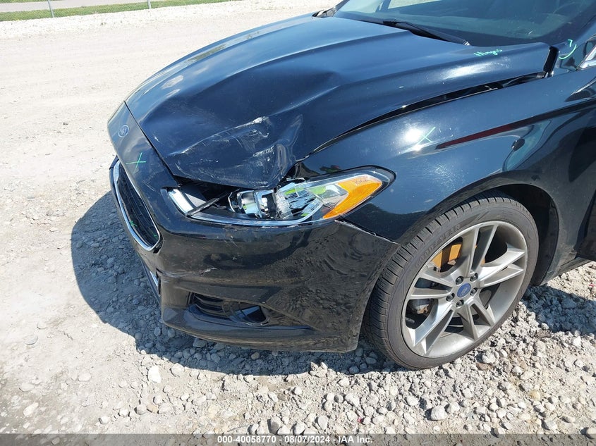 2016 Ford Fusion Titanium VIN: 3FA6P0K98GR114586 Lot: 40058770