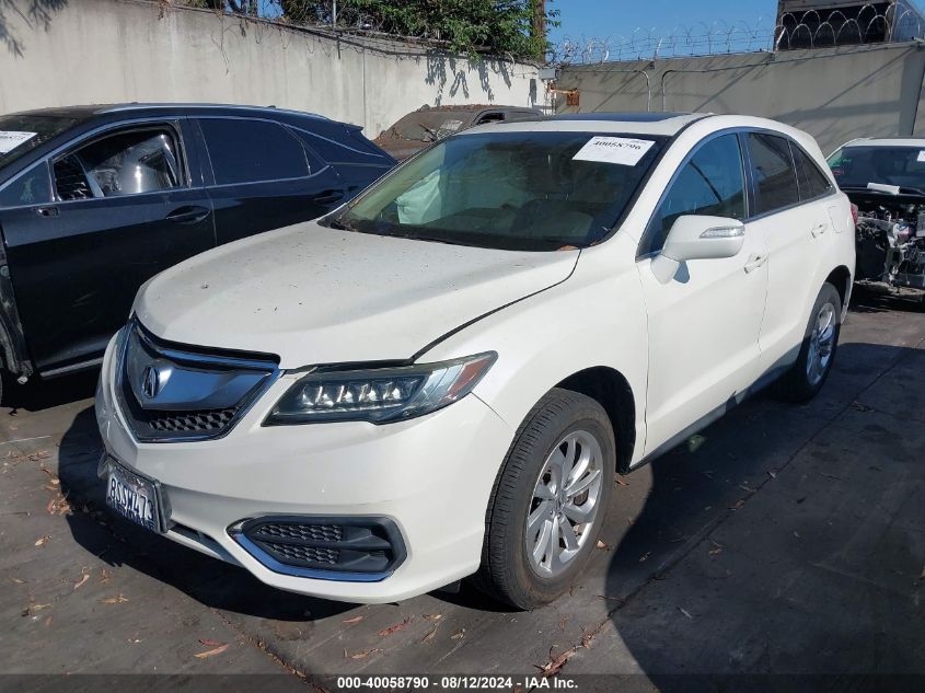 2017 Acura Rdx Technology Acurawatch Plus Packages/W/Technology Package VIN: 5J8TB3H56HL014568 Lot: 40058790